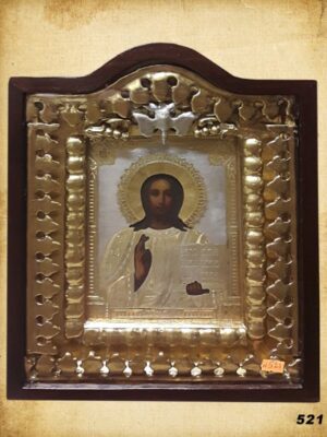 Старинная икона  "Господь Вседержитель"